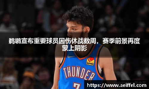 鹈鹕宣布重要球员因伤休战数周，赛季前景再度蒙上阴影