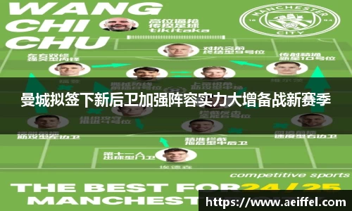 曼城拟签下新后卫加强阵容实力大增备战新赛季